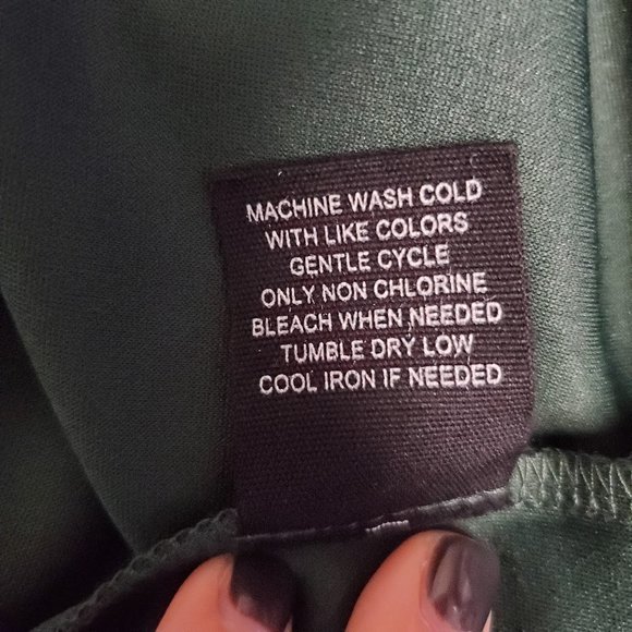 🆕️ Max + Ash Dark Green Dress Sz M - Picture 4 of 6